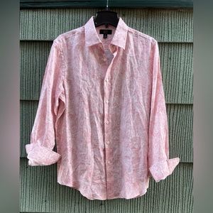 CLUB ROOM Linen Shirt Sz M